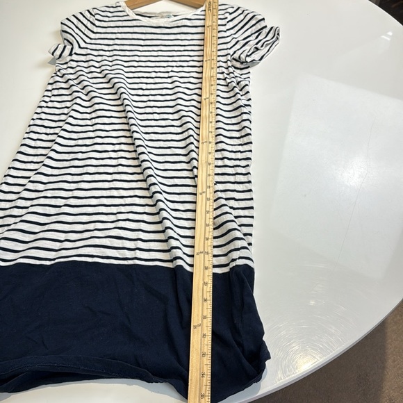 Boden Navy and White Striped Mini Dress Size 8 - Picture 6 of 6